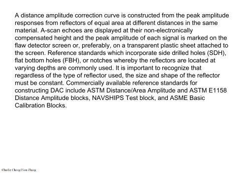 Preparatory Notes for ASNT NDT Level III Examination - Ultrasonic Testing, UT