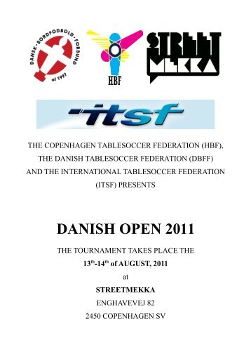 DANISH OPEN 2011 - International Table Soccer Federation