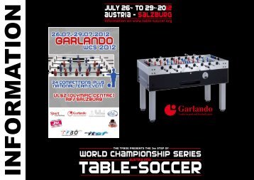 Players info package - International Table Soccer Federation