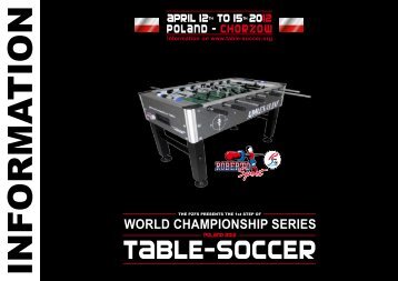 Information package - International Table Soccer Federation