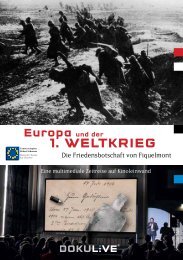 Europa und der 1. WEltkriEg - Centre européen Robert Schuman