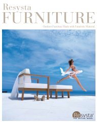 Resysta furniture - Spencer Interiors