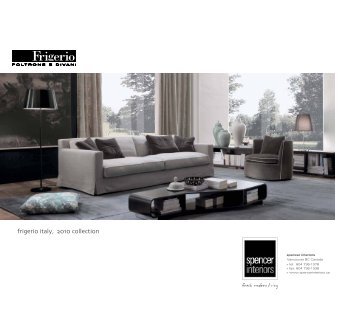 download the Frigerio consolidated 2010 ... - Spencer Interiors