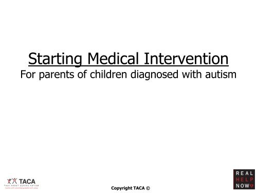 Download a PDF of the presentation here. - TACA