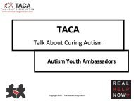 299.00 Autistic Disorder - TACA