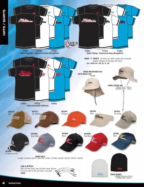 hobie fishing hat