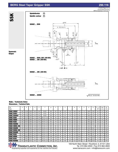 290.116 Berg-ssk-SeriesGrippers.indd - TAC Rockford