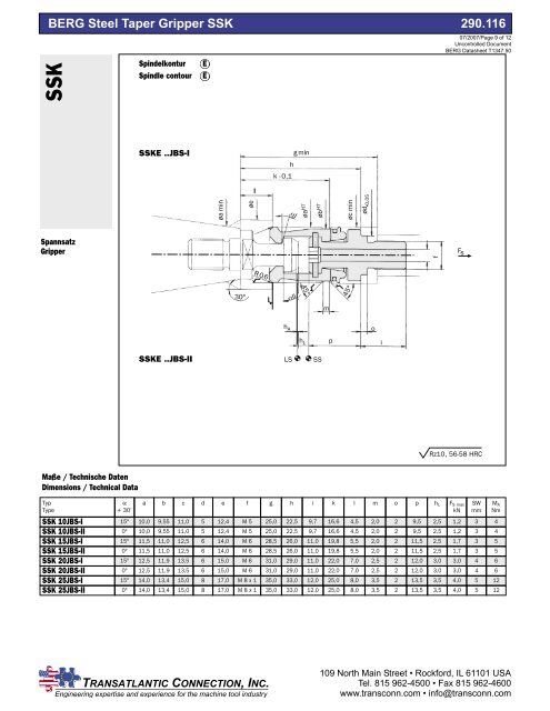 290.116 Berg-ssk-SeriesGrippers.indd - TAC Rockford