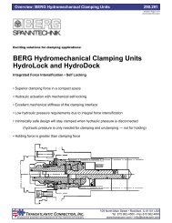 290.291 OverviewBergHydromechClampUnits.indd - TAC Rockford