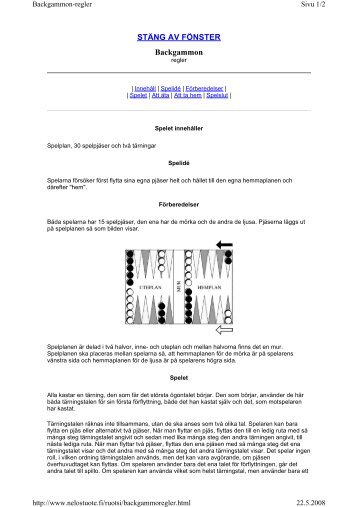 Regler - tactic