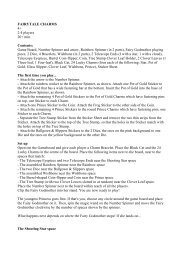 FAIRYTALE CHARMS 4+ 2-4 players 20+ min. Contents ... - tactic