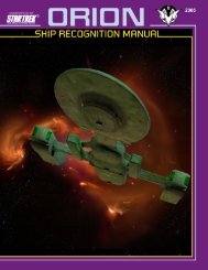 Changes to this manual - Tactical Starship Combat