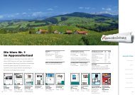 Die klare Nr. 1 im Appenzellerland - St. Galler Tagblatt