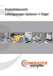 Produktübersicht Leitungswagen-Systeme | I ... - Conductix-Wampfler