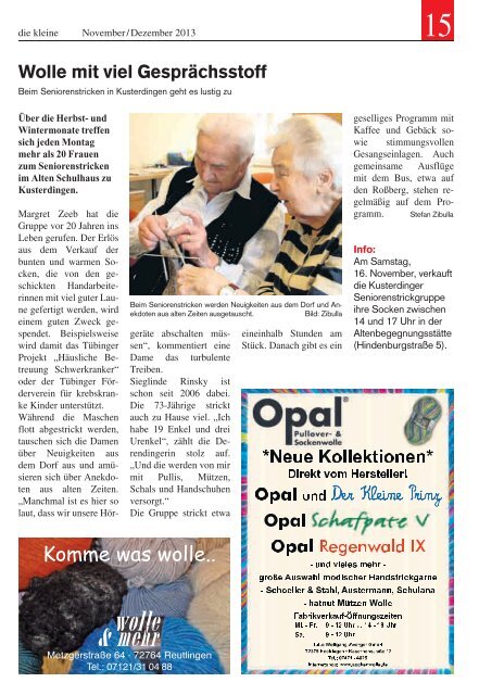 November / Dezember 2013 - SchwÃ¤bisches Tagblatt