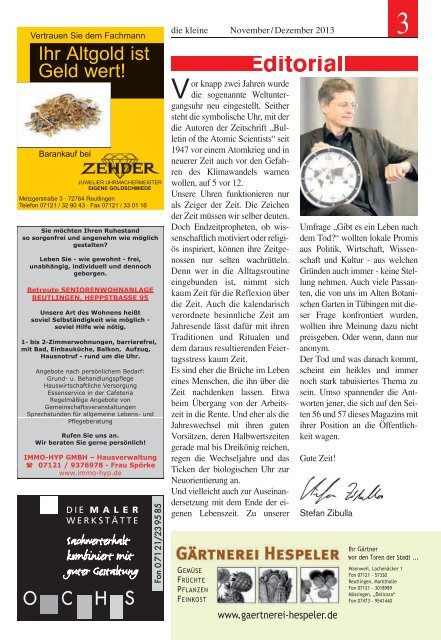 November / Dezember 2013 - SchwÃ¤bisches Tagblatt