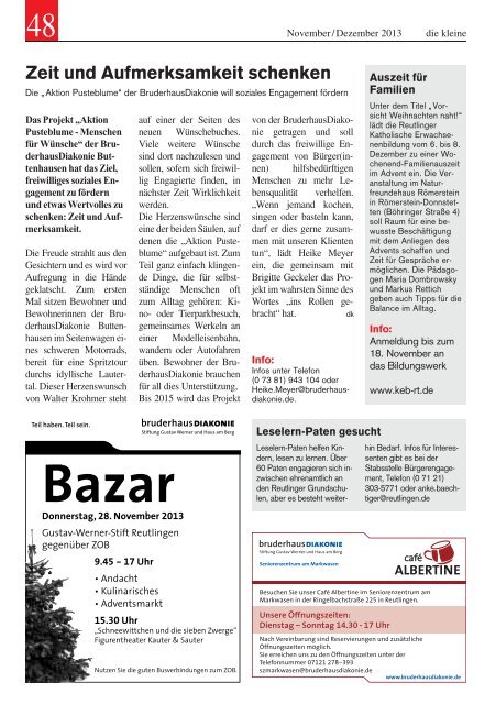 November / Dezember 2013 - SchwÃ¤bisches Tagblatt