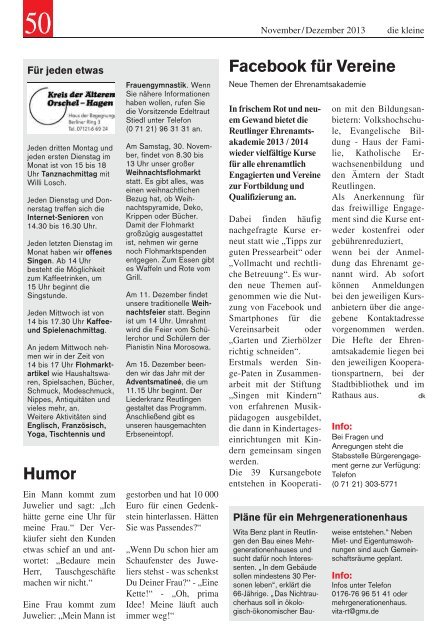 November / Dezember 2013 - SchwÃ¤bisches Tagblatt