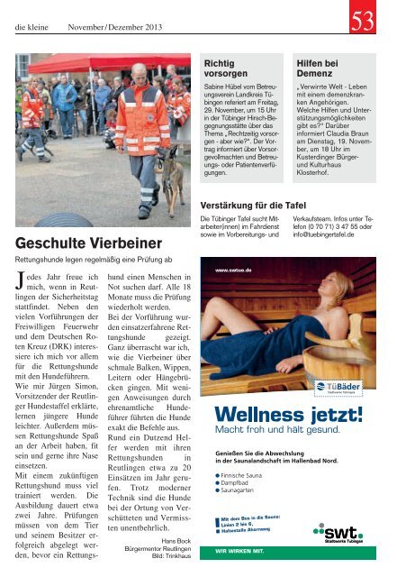 November / Dezember 2013 - SchwÃ¤bisches Tagblatt
