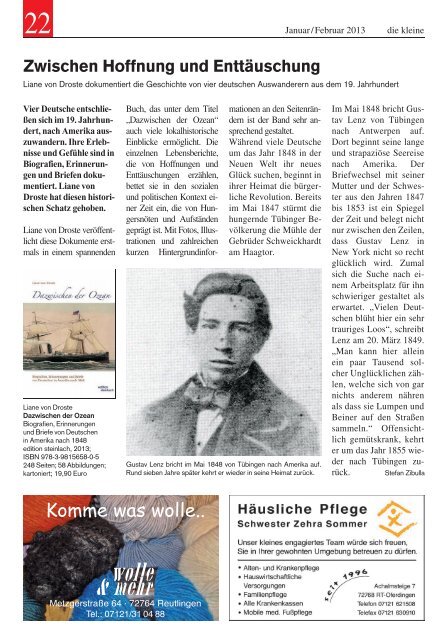 Januar / Februar 2013 - SchwÃ¤bisches Tagblatt