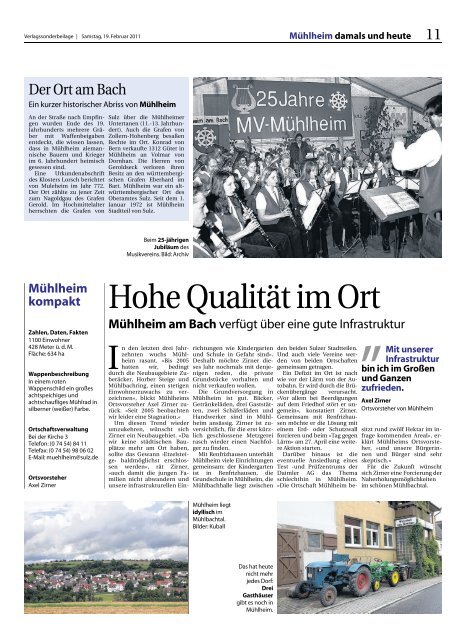 Sulz damals und heute - SchwÃ¤bisches Tagblatt