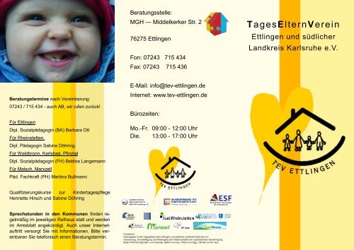 Unser Flyer - Tageselternverein Ettlingen