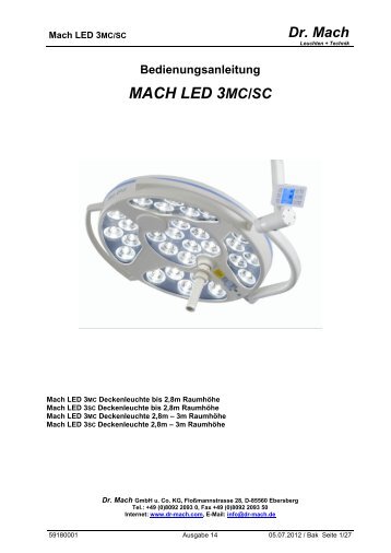 MACH LED 3MC/SC - Dr. Mach