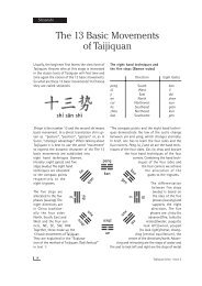 The 13 Basic Movements of Taijiquan - The Tai Chi Union For Great ...