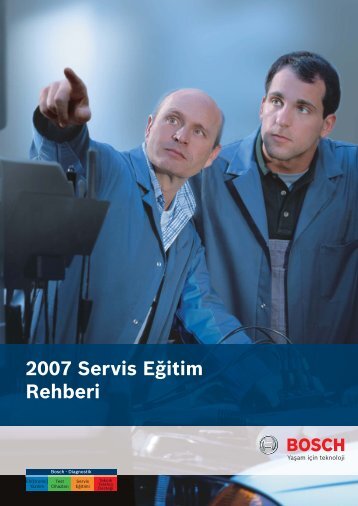 2007 Servis Eğitim Rehberi - Bosch Test Cihazları