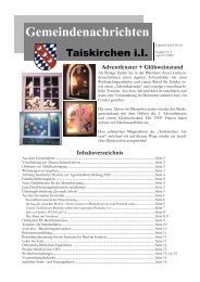 Gemeindenachrichten - Taiskirchen im Innkreis