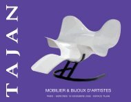 MOBILIER & BIJOUX D'ARTISTES - Tajan