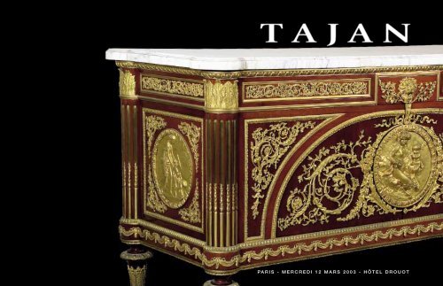 Mobilier et objets d'art des 18e et 19e siÃ¨cles - Tajan