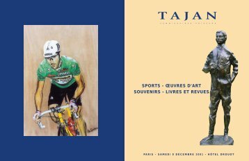 sports - Åuvres d'art souvenirs - livres et revues - Tajan