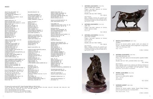 Tajan - Tableaux dessins et sculptures du 19e siÃ¨cle - Vente le 29 ...