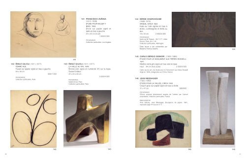 Tableaux et dessins des 19e et 20e siÃ¨cles-Art contemporain - Tajan
