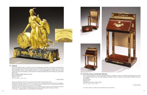 mobilier et objets d'art des xvii, xviii et xixe siecles - Tajan