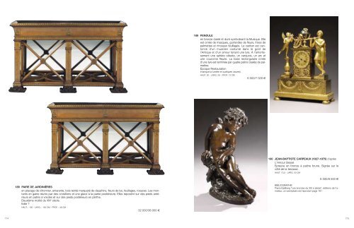 mobilier et objets d'art des xvii, xviii et xixe siecles - Tajan