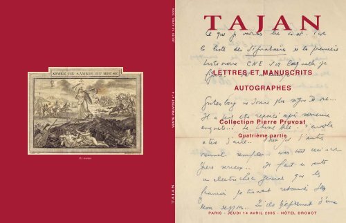 Collection Pierre Pruvost - 4e partie - Tajan