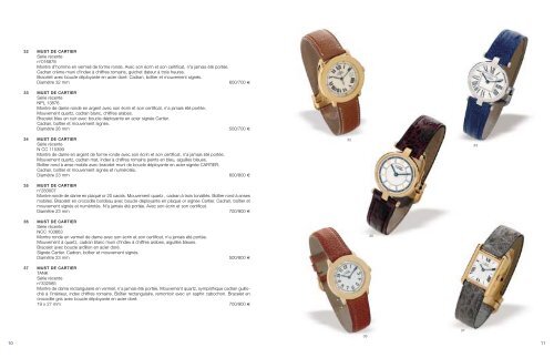 Montres - Tajan