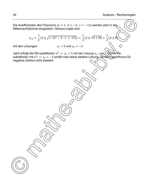 Mathe-Abi Baden-Württemberg 2015 - Analysis