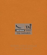 E-Brochure - Taj Safaris