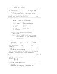 Ferric Chloride MSDS - Takach Press