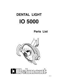 DENTAL LIGHT IO 5000 Parts List - Takara-belmont.de