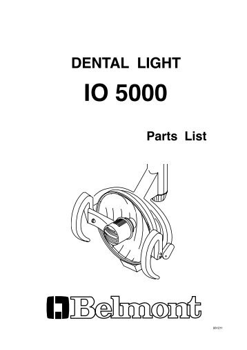 DENTAL LIGHT IO 5000 Parts List - Takara-belmont.de