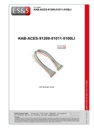 Datasheet: KAB-ACES-91209-01011-0100LI