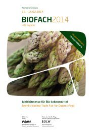 Ausstellerprospekt - BioFach