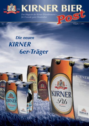 Die neuen KIRNER 6er-Träger - Kirner Bier