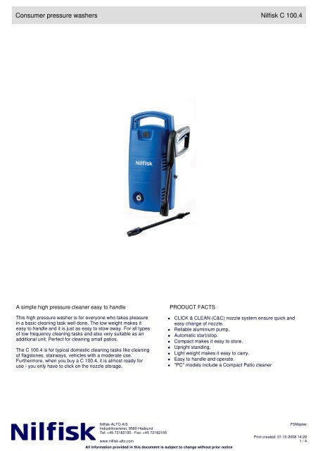 Nilfisk C 100.4 高圧洗浄機 nilfisk-c-1004.jpg