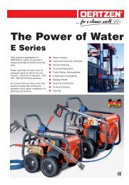 The Power of Water OERTZEN E Series