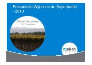 Presentatie Wijnen in de Supermarkt - 2010